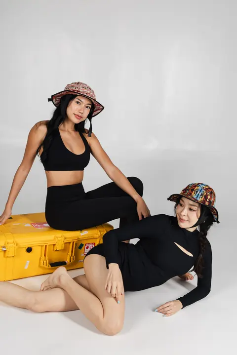 AQUATIQUE I-Kat 1 hat, worn in the studio